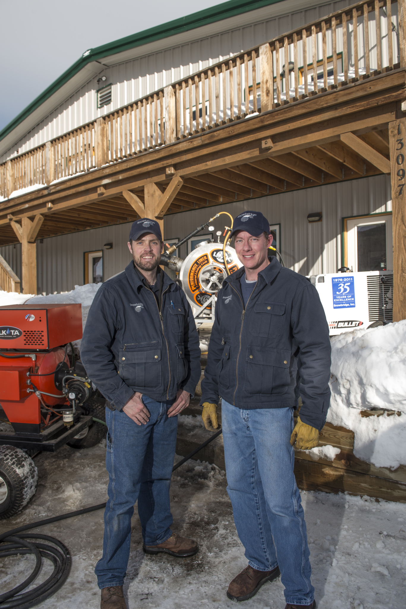 Snowbridge Inc. owners Chris and Bill Tatro