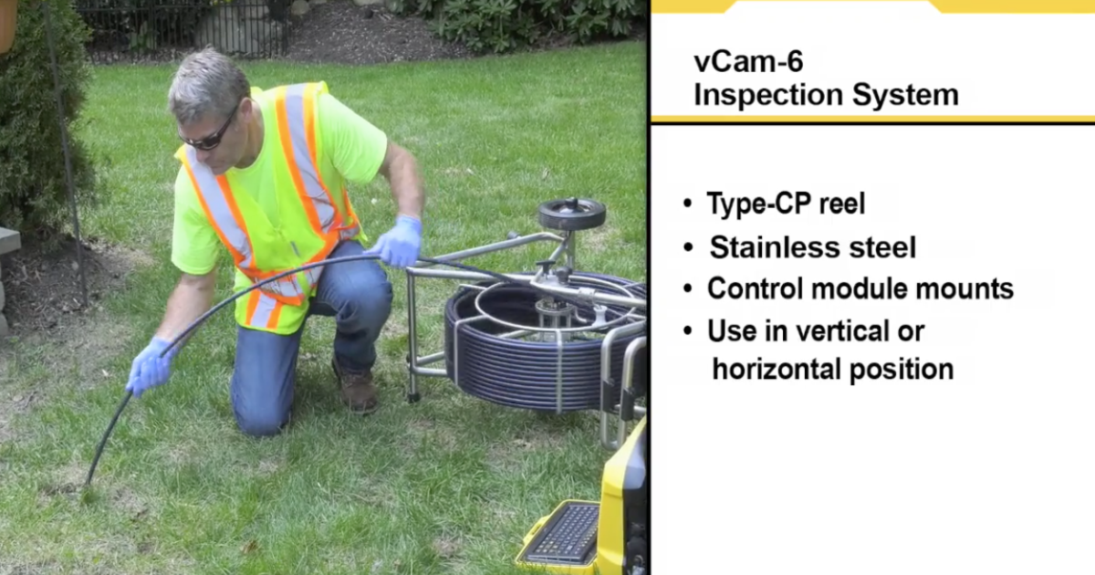 Caméra de canalisation Vcam 6 — Caméra d'inspection